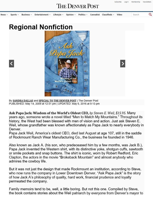 The Denver Post - Regional Nonfiction