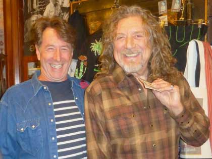 Robert Plant of Led Zeppelin at Rockmount Ranch Wear in Denver