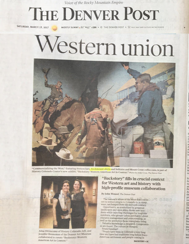 The Denver Post - "Backstory" Fills in Crucial Context for Western Art and History with High-Profile Museum Collaboration