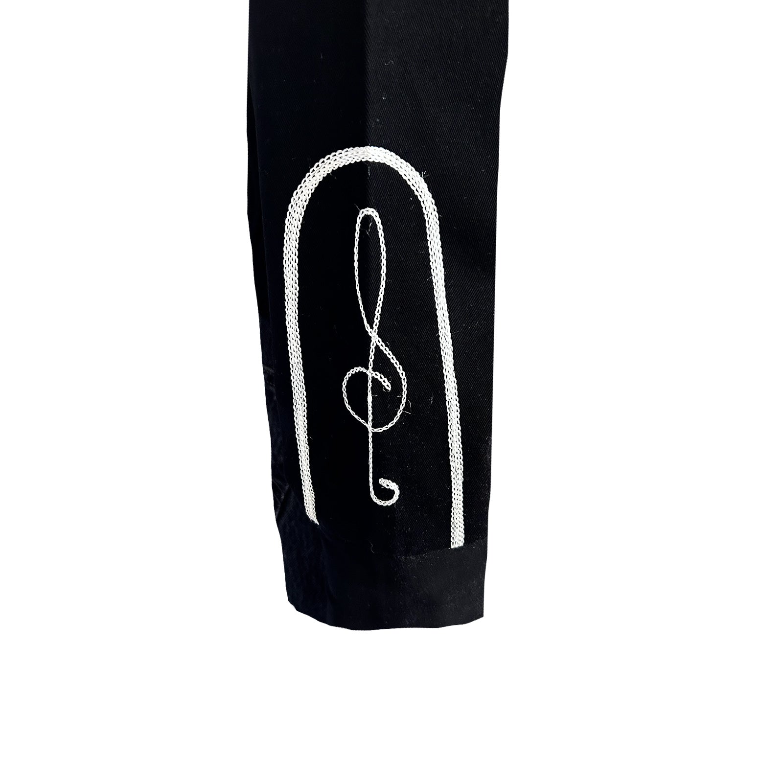 Men's Vintage Western Bolero Jacket with Musical Notes Embroidery - Rockmount
