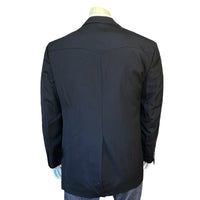 Men's Black Wool Blend Western Blazer - Rockmount