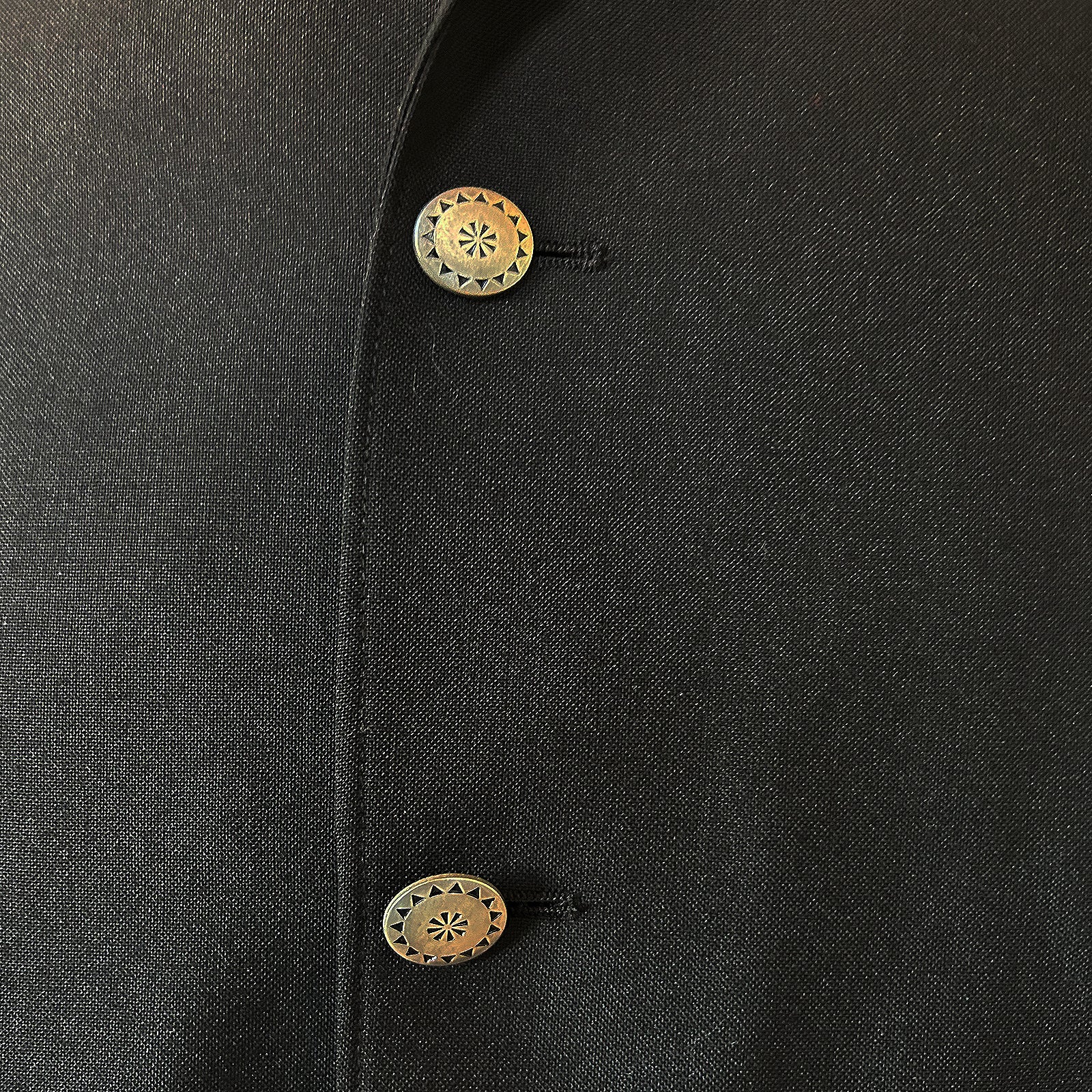 Men's Black Wool Blend Western Blazer - Rockmount