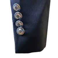 Men's Black Wool Blend Western Blazer - Rockmount