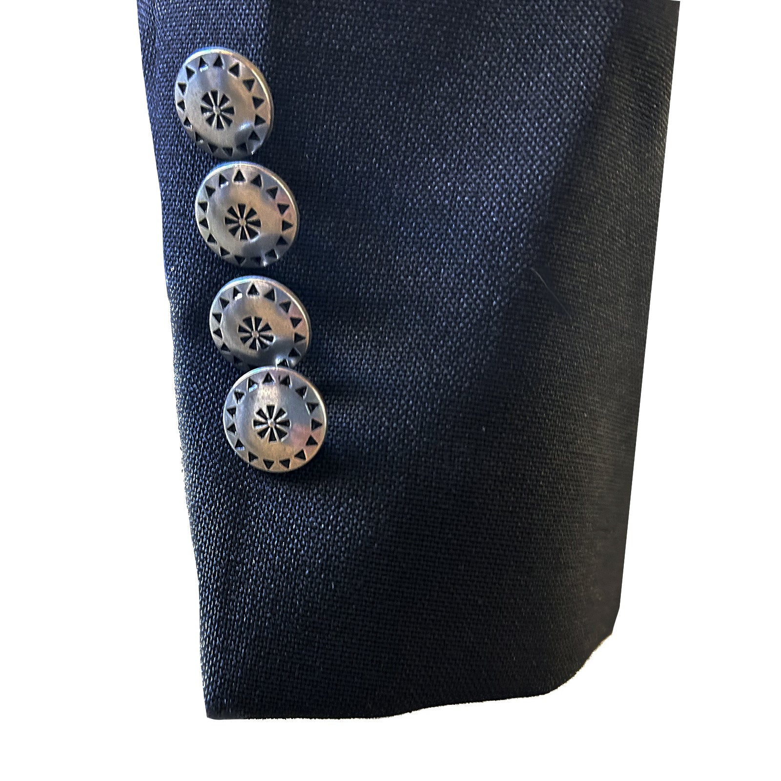 Men's Black Wool Blend Western Blazer - Rockmount