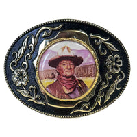 The Duke John Wayne Western Belt Buckle - Rockmount