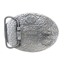Pewter Western Belt Buckle with Colorado Mountains - Rockmount