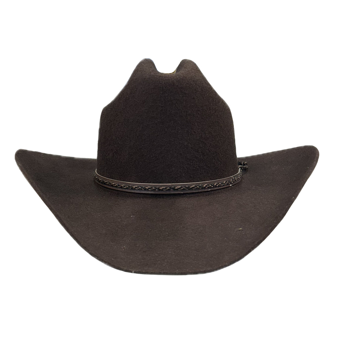Cattleman Brown Wool Felt Cowboy Hat - Rockmount