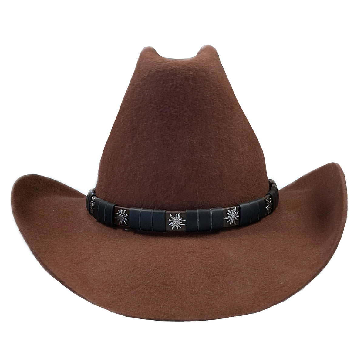 Rust Wool Felt Cattleman Cowboy Hat