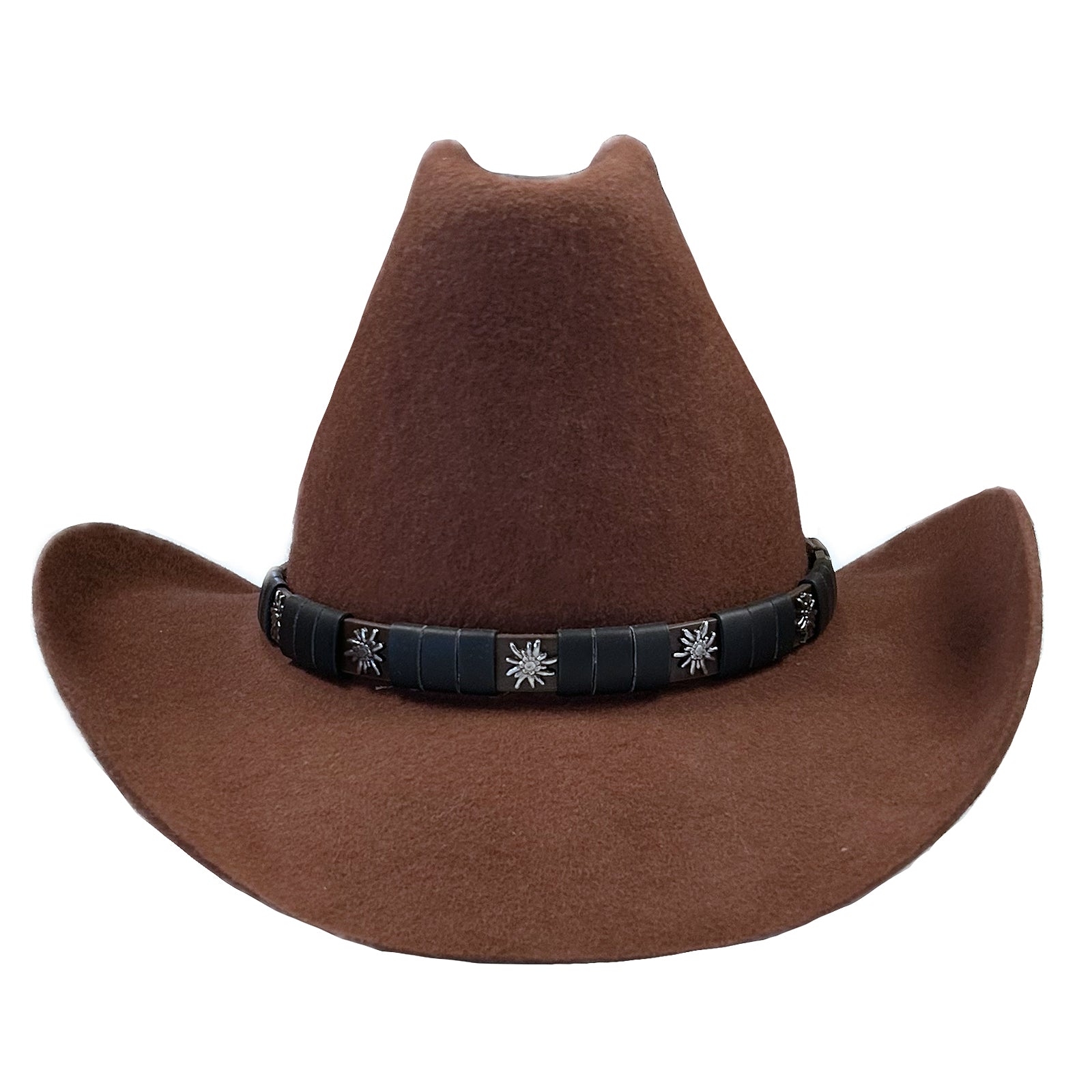 Rust Wool Felt Cattleman Cowboy Hat