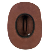 Rust Wool Felt Cattleman Cowboy Hat
