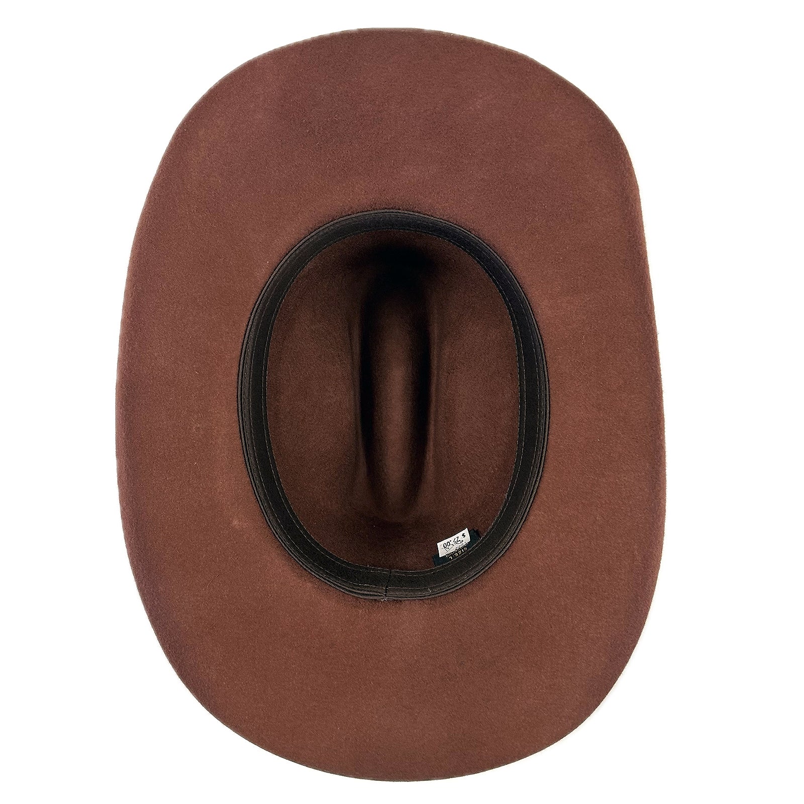 Rust Wool Felt Cattleman Cowboy Hat