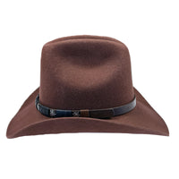 Rust Wool Felt Cattleman Cowboy Hat