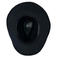 Crushable Black Felt Cowboy Hat - Rockmount