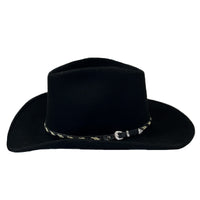 Crushable Black Felt Cowboy Hat - Rockmount