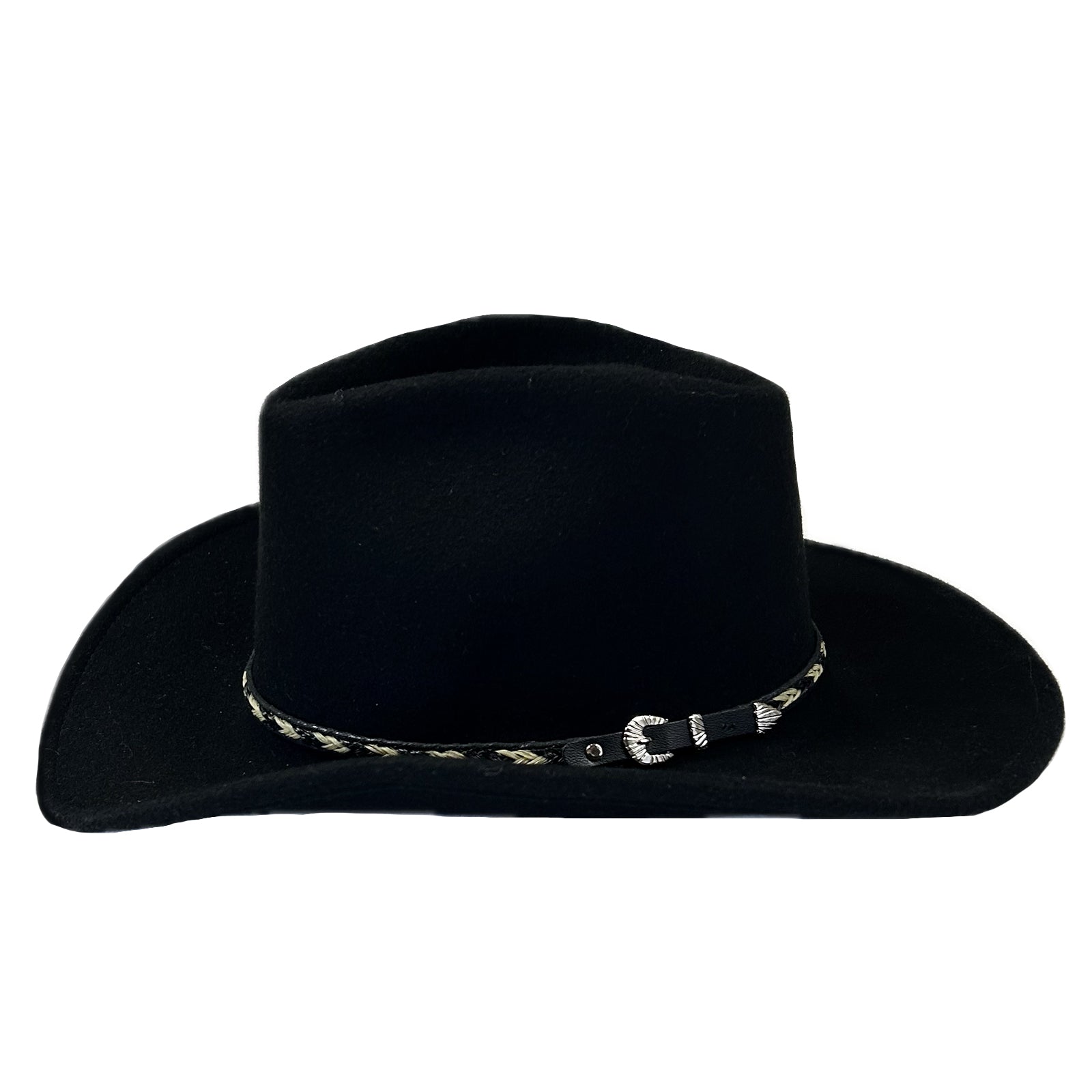 Crushable Black Felt Cowboy Hat - Rockmount