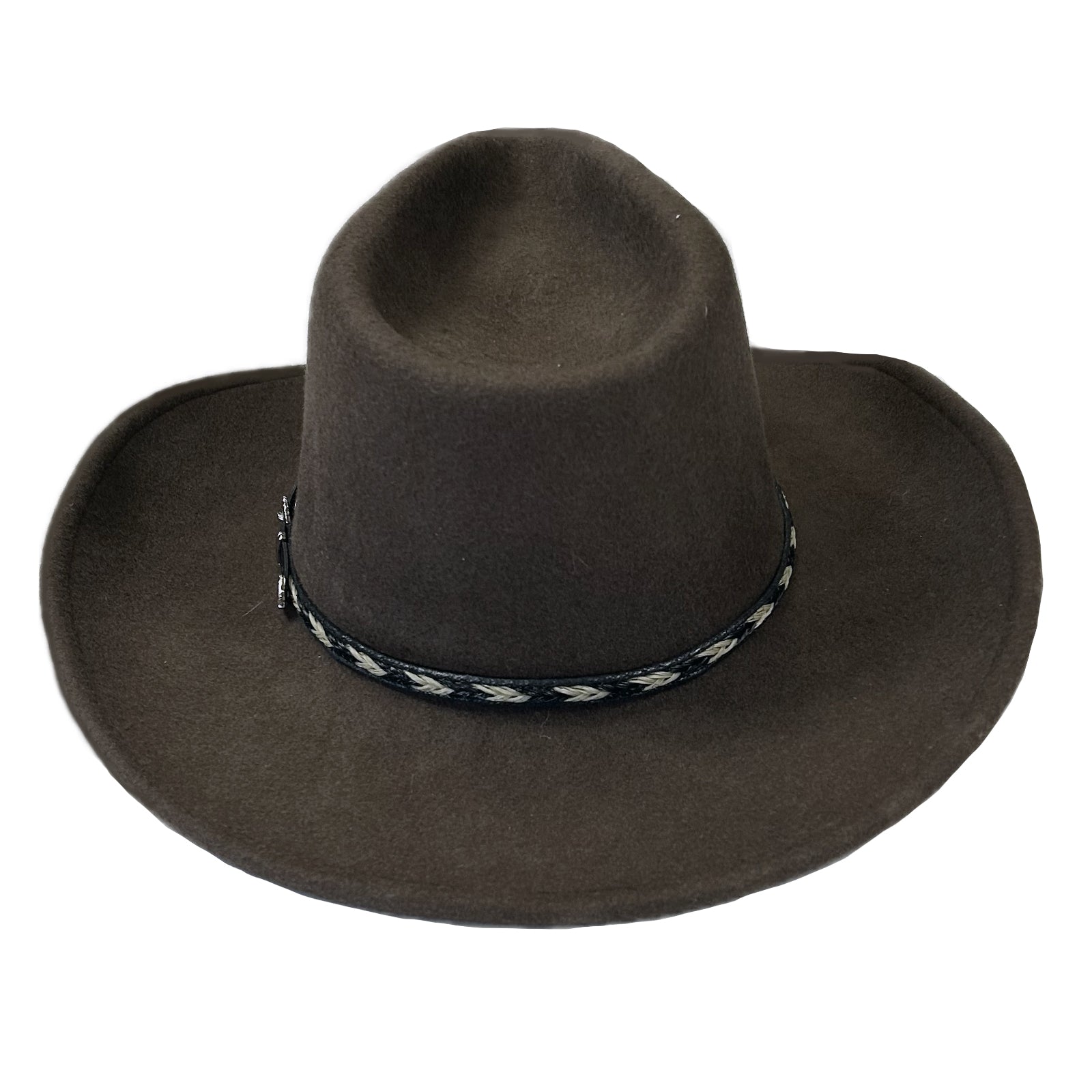 Crushable Brown Felt Western Hat - Rockmount