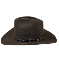 Crushable Brown Felt Western Hat - Rockmount