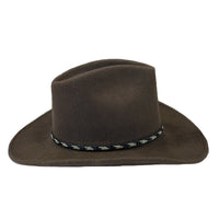 Crushable Brown Felt Western Hat - Rockmount