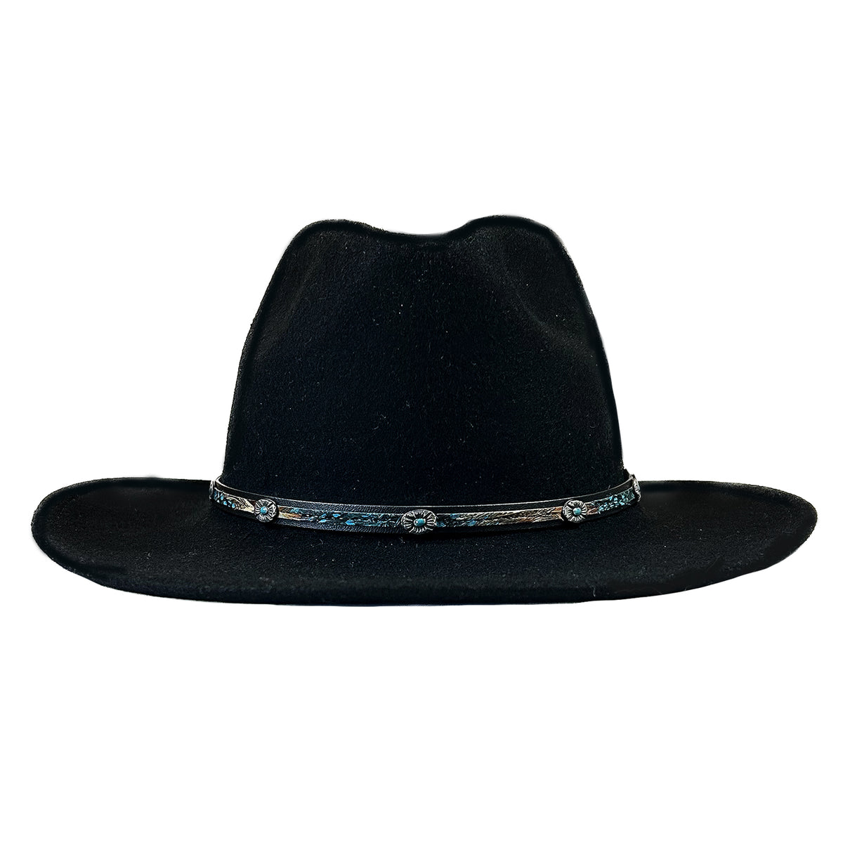 Crushable Black Felt Denver Western Hat - Rockmount