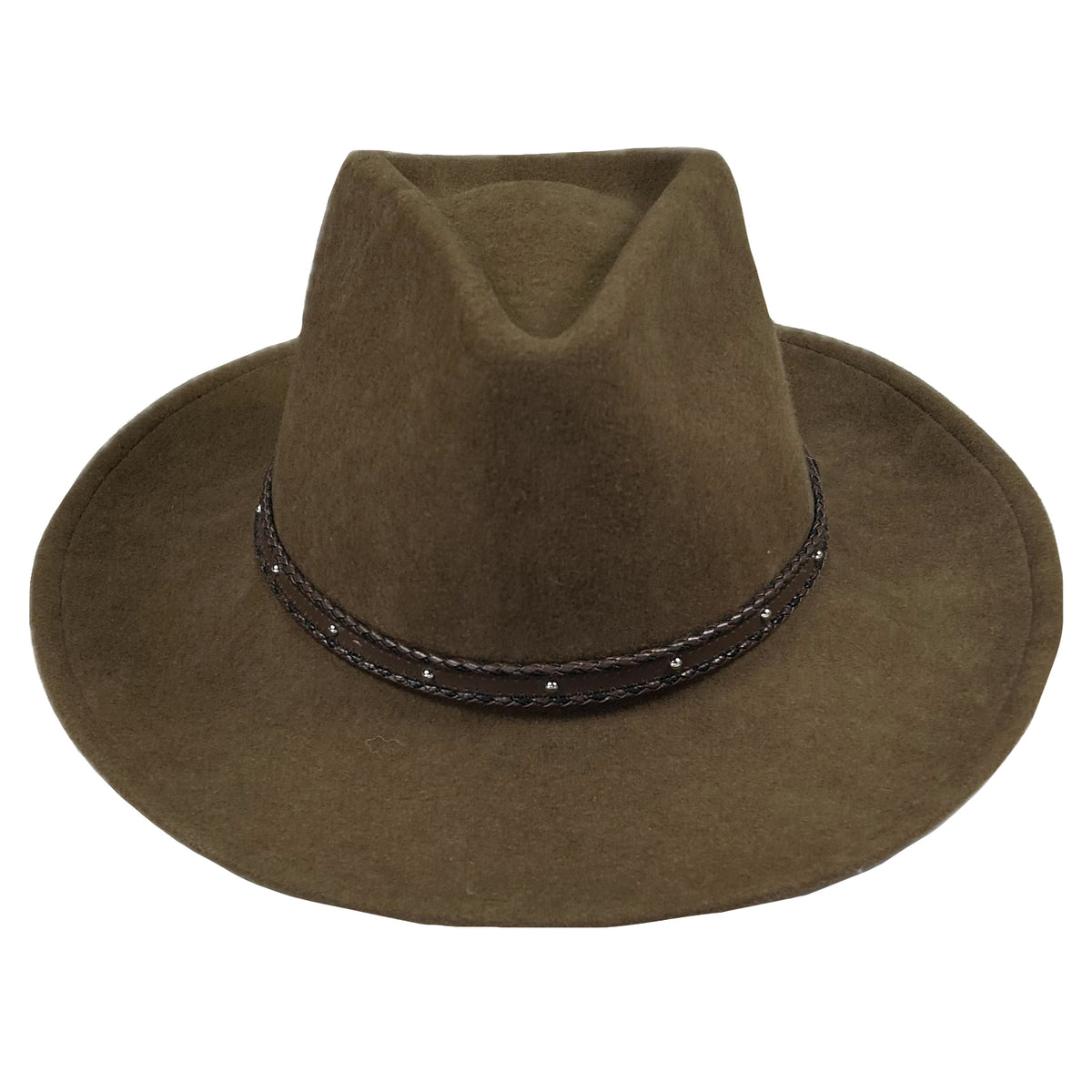 Crushable Brown Wool Felt Denver Sorrel Western Hat - Rockmount