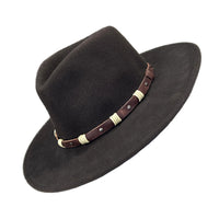 Crushable Brown Felt Denver Western Hat - Rockmount