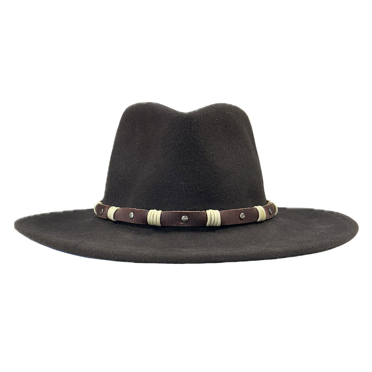 Crushable Brown Felt Denver Western Hat - Rockmount