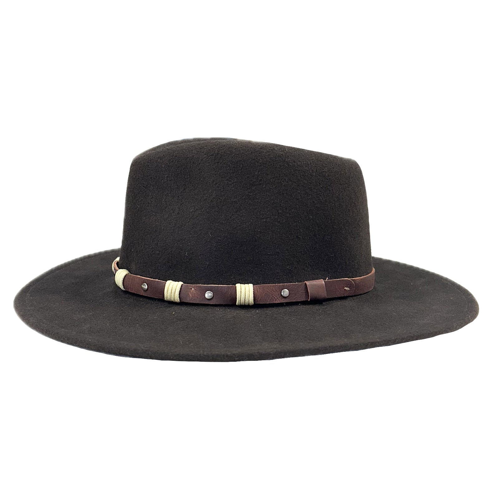 Crushable Brown Felt Denver Western Hat - Rockmount