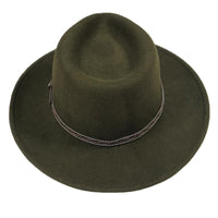Crushable Olive "Denver" Wool Felt Western Hat - Rockmount