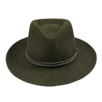 Crushable Olive "Denver" Wool Felt Western Hat - Rockmount