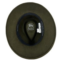Crushable Olive "Denver" Wool Felt Western Hat - Rockmount