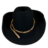 Lonesome Gus Black Premium 100% Wool Western Cowboy Hat - Rockmount