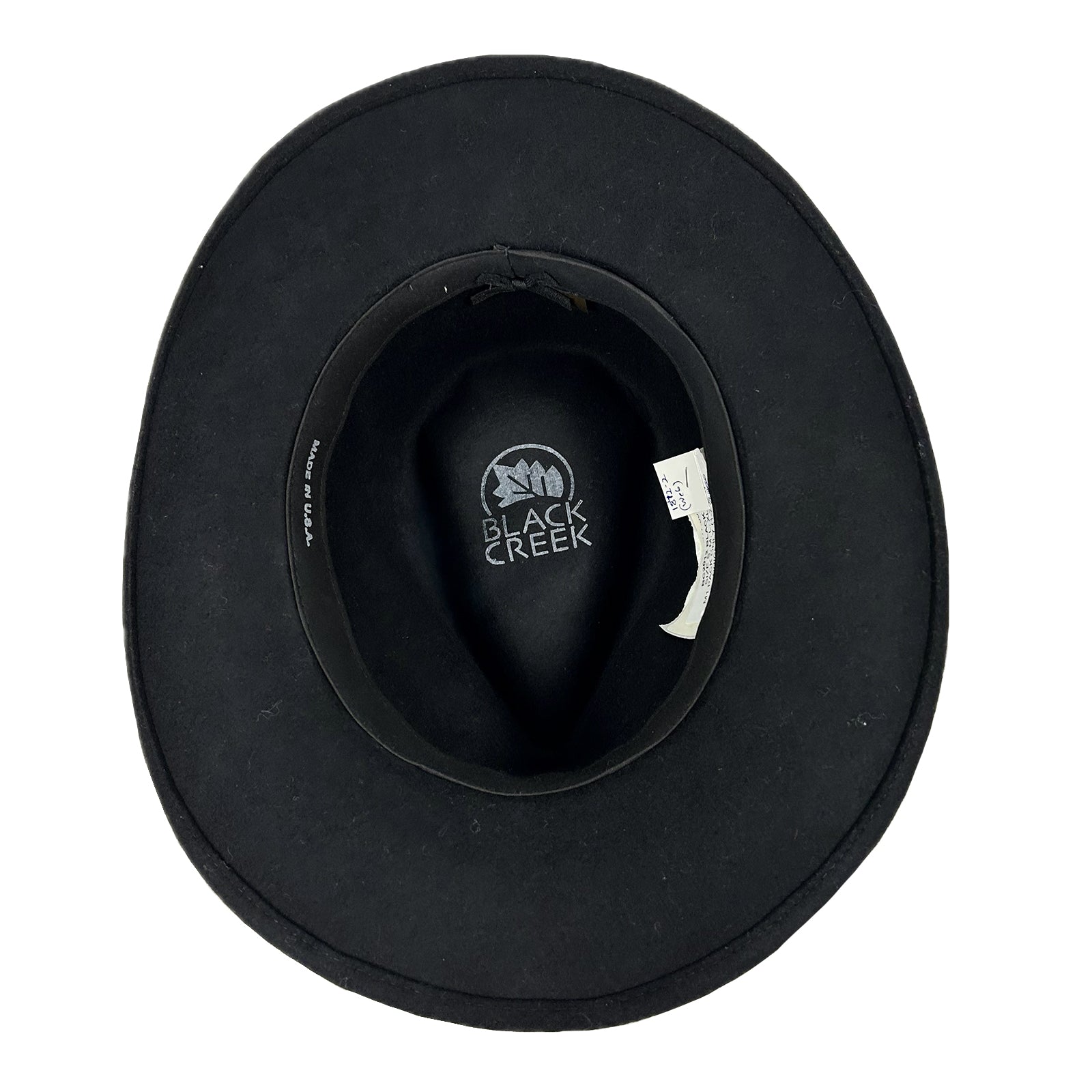 Crushable Black Wool Felt Magic Pinch Western Hat