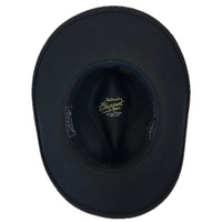 Crushable Black Felt Magic Pinch Western Hat - Rockmount