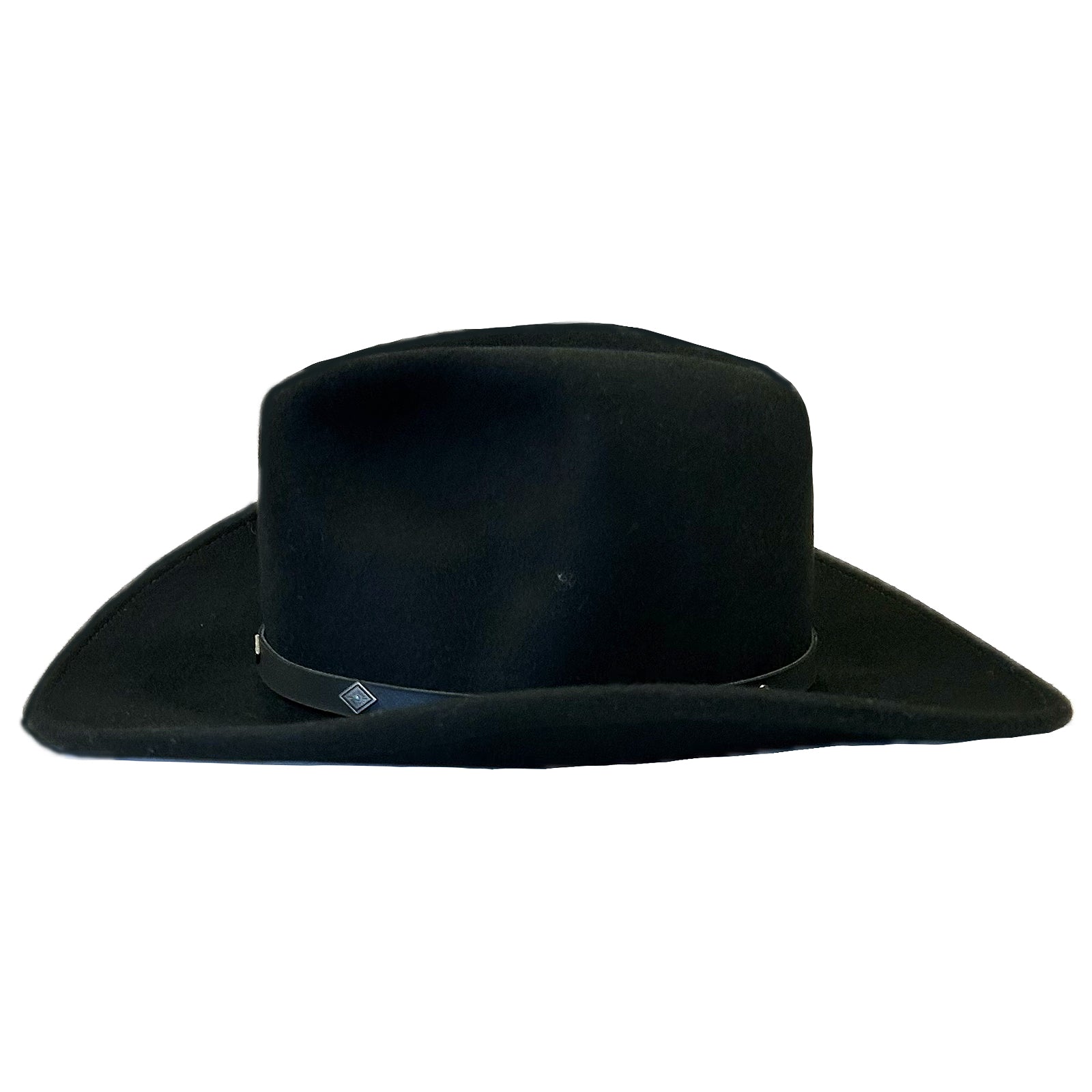 Crushable Black Felt Magic Pinch Western Hat - Rockmount