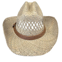 Raffia Straw Western Hat - Rockmount