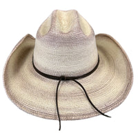 Palm Straw Cowboy Hat with Cattleman Brands - Rockmount
