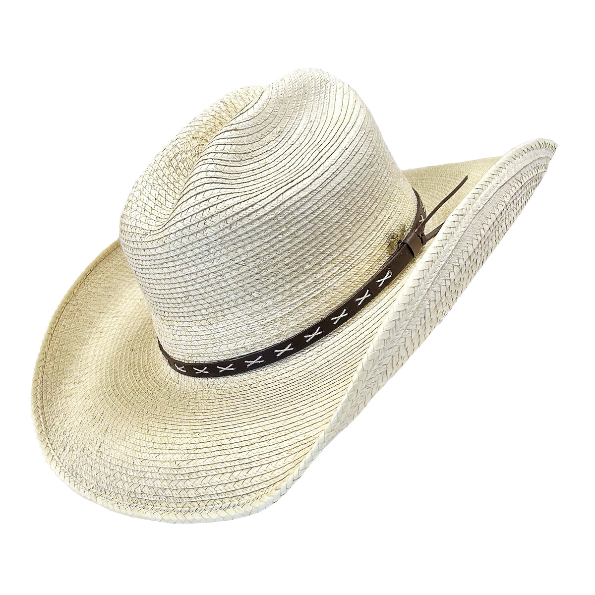 Straw Palm X Band Rolled Cowboy Hat - Rockmount