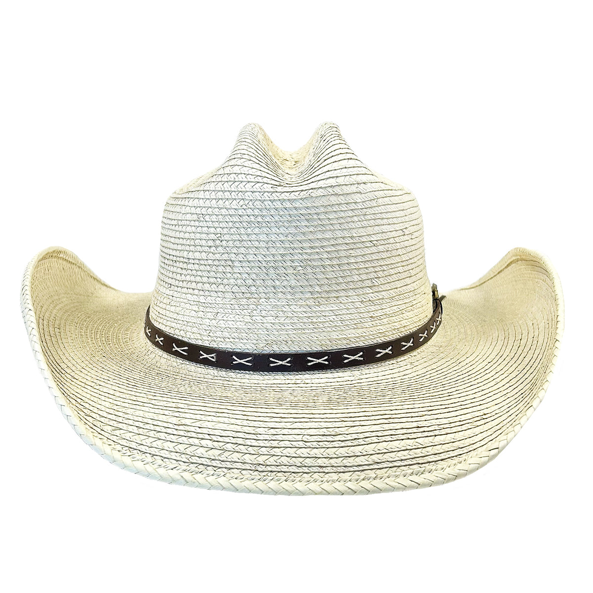 Straw Palm X Band Rolled Cowboy Hat - Rockmount