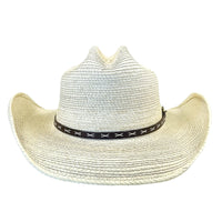 Straw Palm X Band Rolled Cowboy Hat - Rockmount