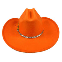 Sierra Ultra-Felt Blaze Orange Western Hat - Rockmount