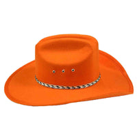 Sierra Ultra-Felt Blaze Orange Western Hat - Rockmount