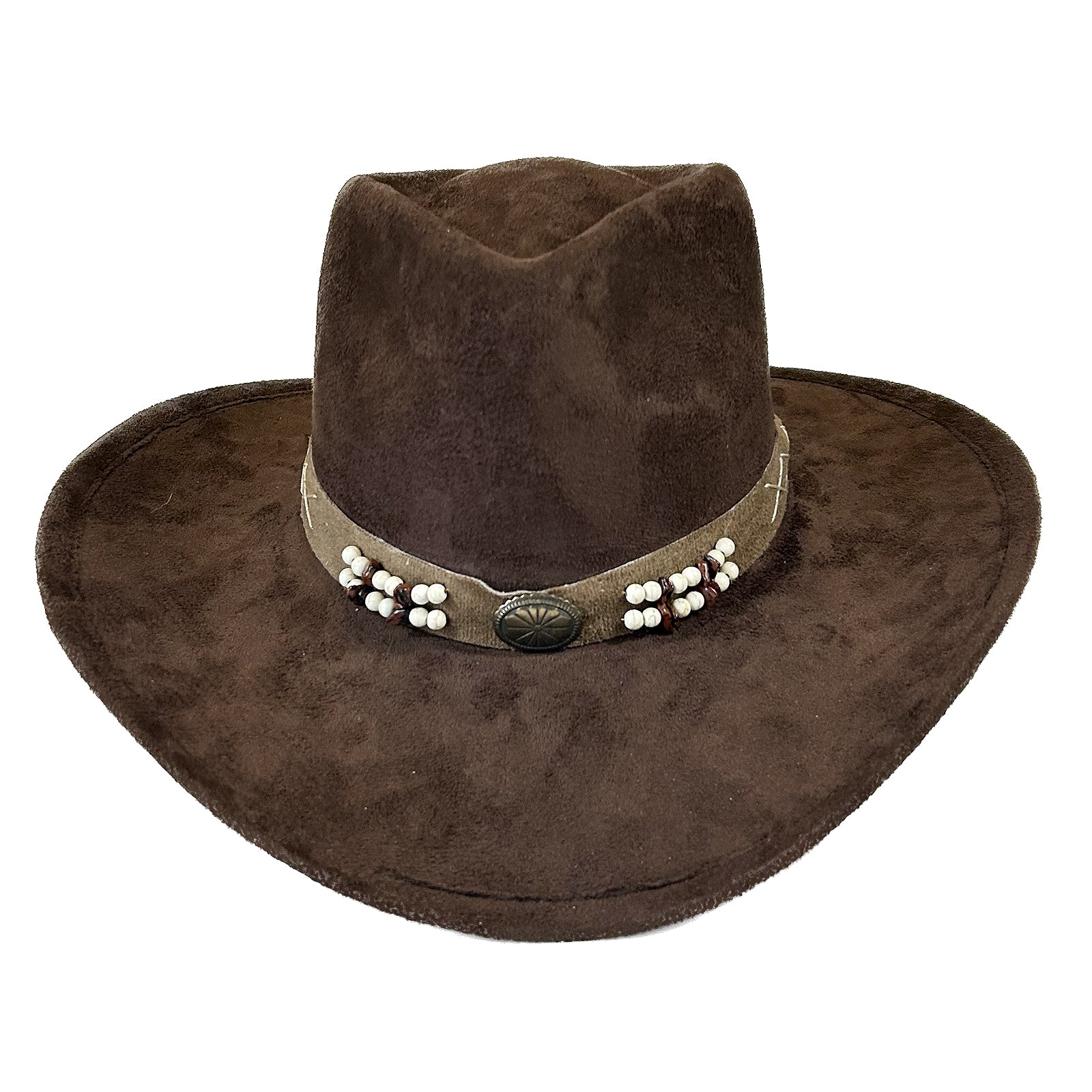 Suede Canyon Western Hat in Brown - Rockmount
