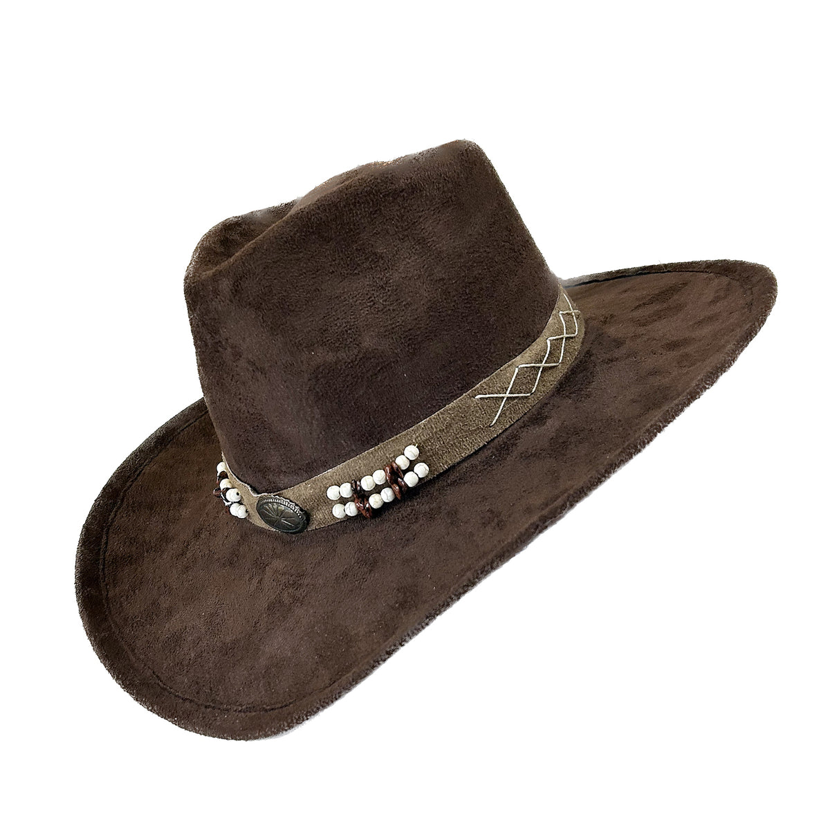 Suede Canyon Western Hat in Brown - Rockmount