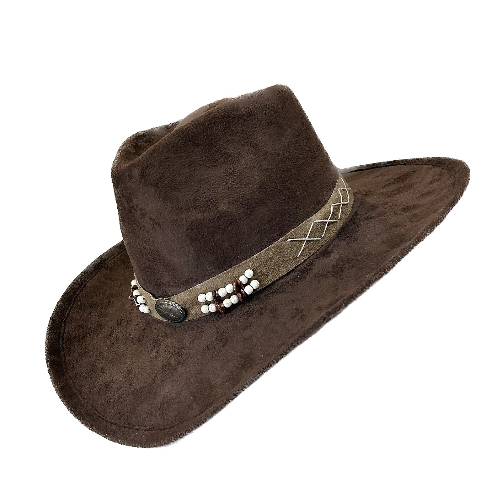 Suede Canyon Western Hat in Brown - Rockmount