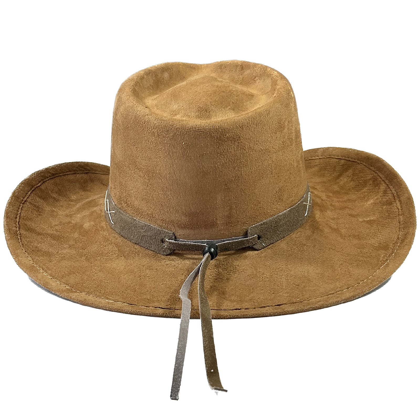 Suede Canyon Western Hat in Light Brown - Rockmount