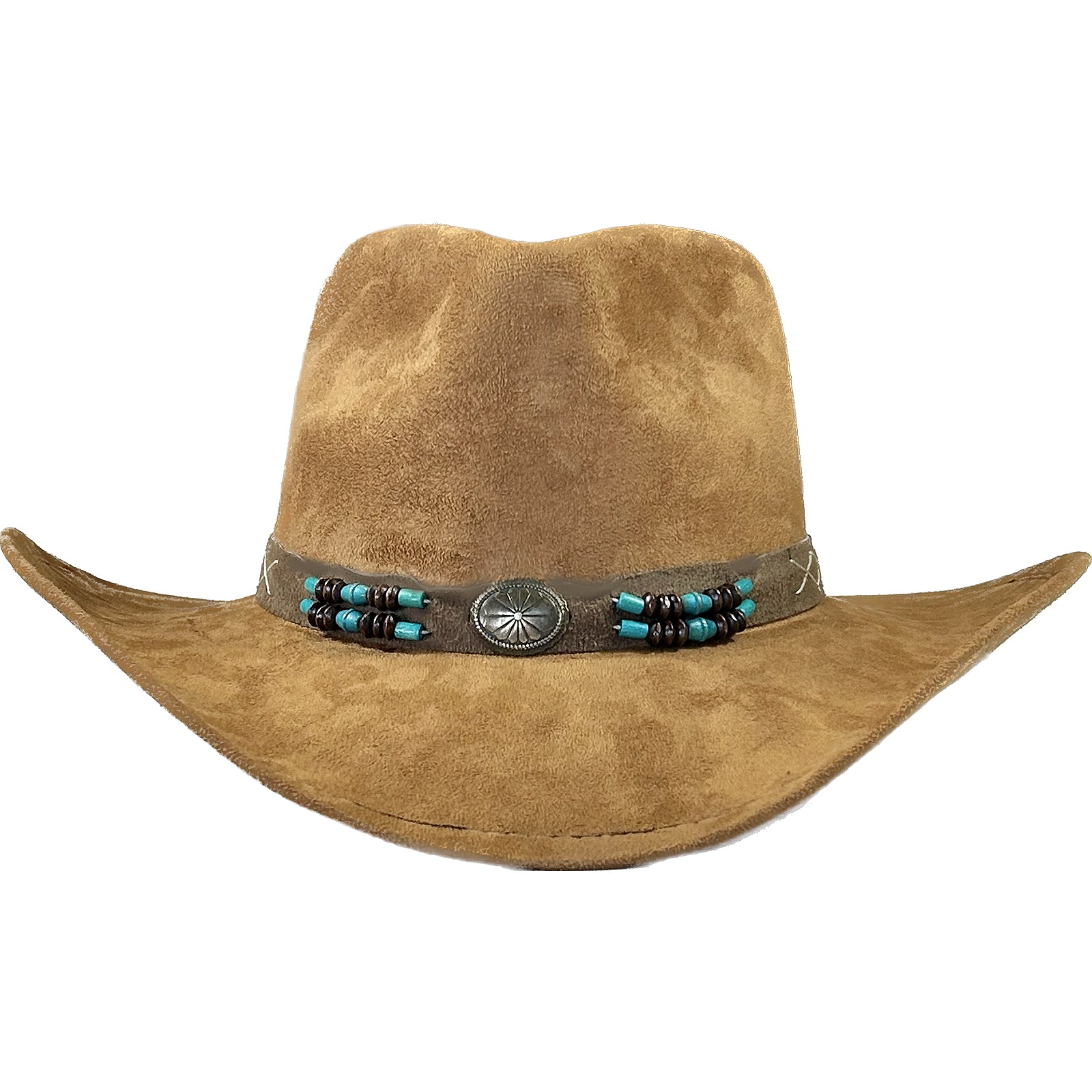 Suede Canyon Western Hat in Light Brown - Rockmount