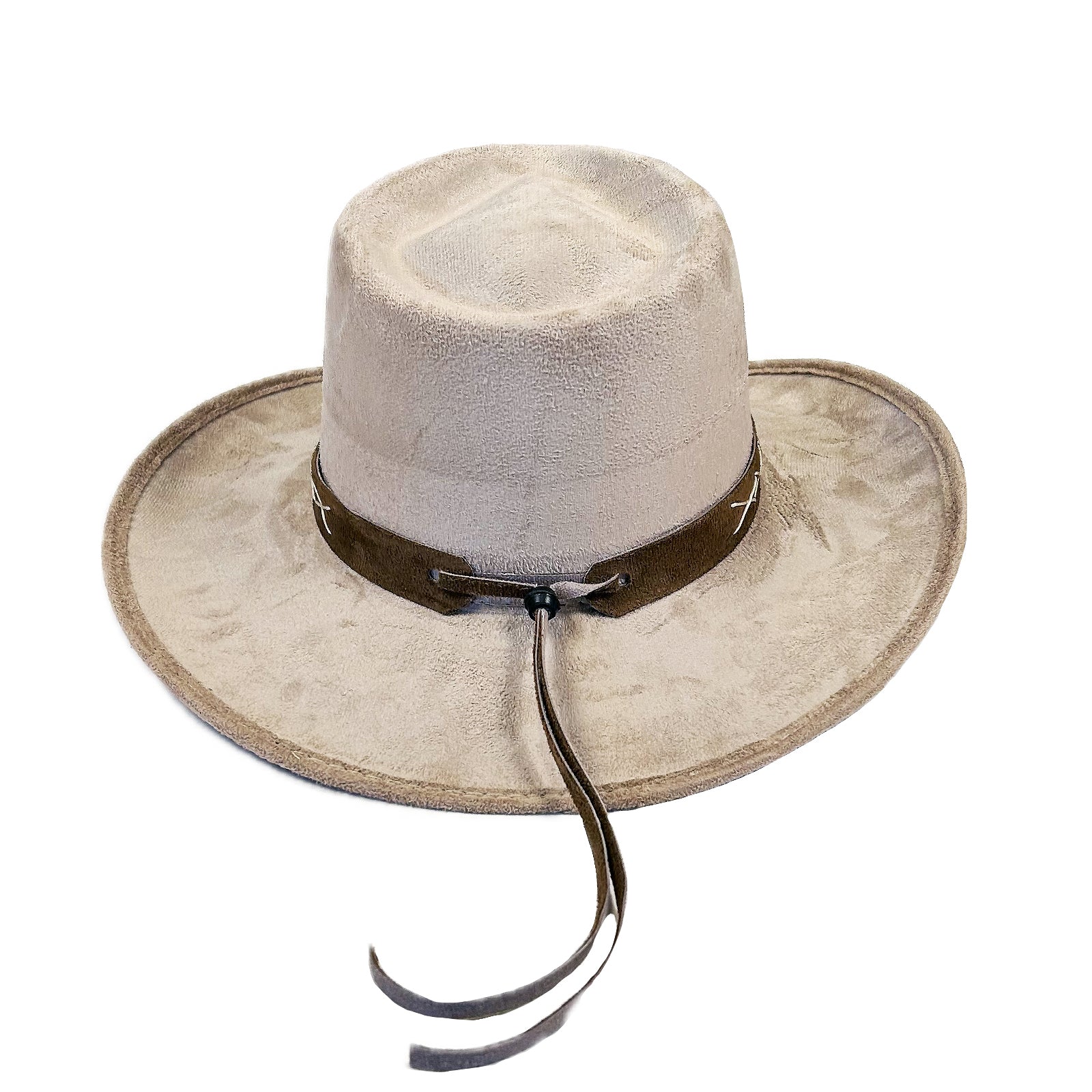 Suede Canyon Western Hat in Beige - Rockmount