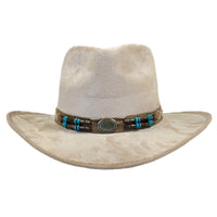 Suede Canyon Western Hat in Beige - Rockmount