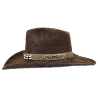 Suede Canyon Western Hat in Brown - Rockmount
