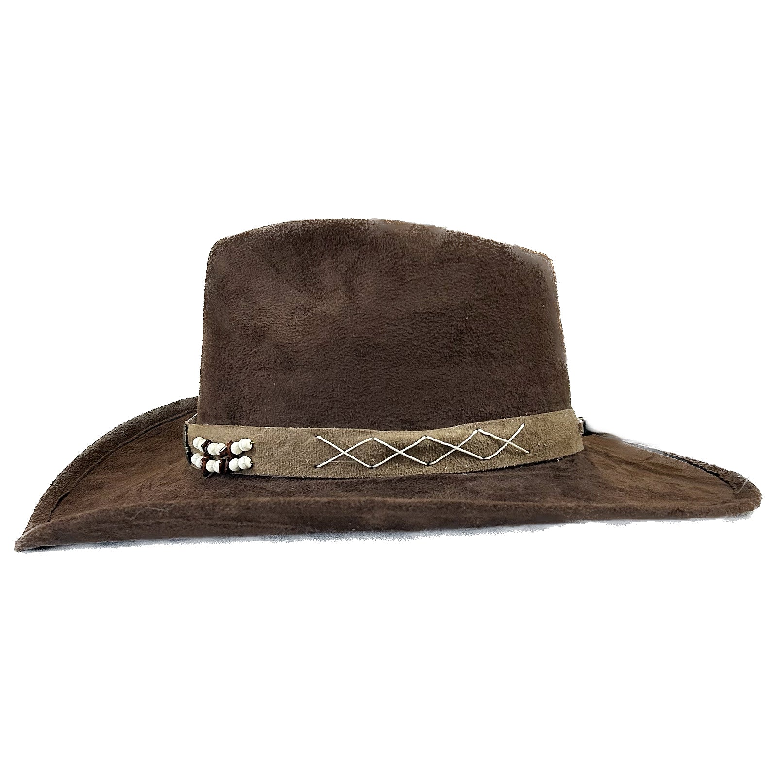 Suede Canyon Western Hat in Brown - Rockmount